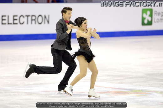 2013-03-01 Milano - World Junior Figure Skating Championships 1373 Celia Robledo-Luis Fenero ESP
